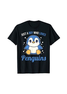 Just A Boy Who Loves Penguins T-Shirt