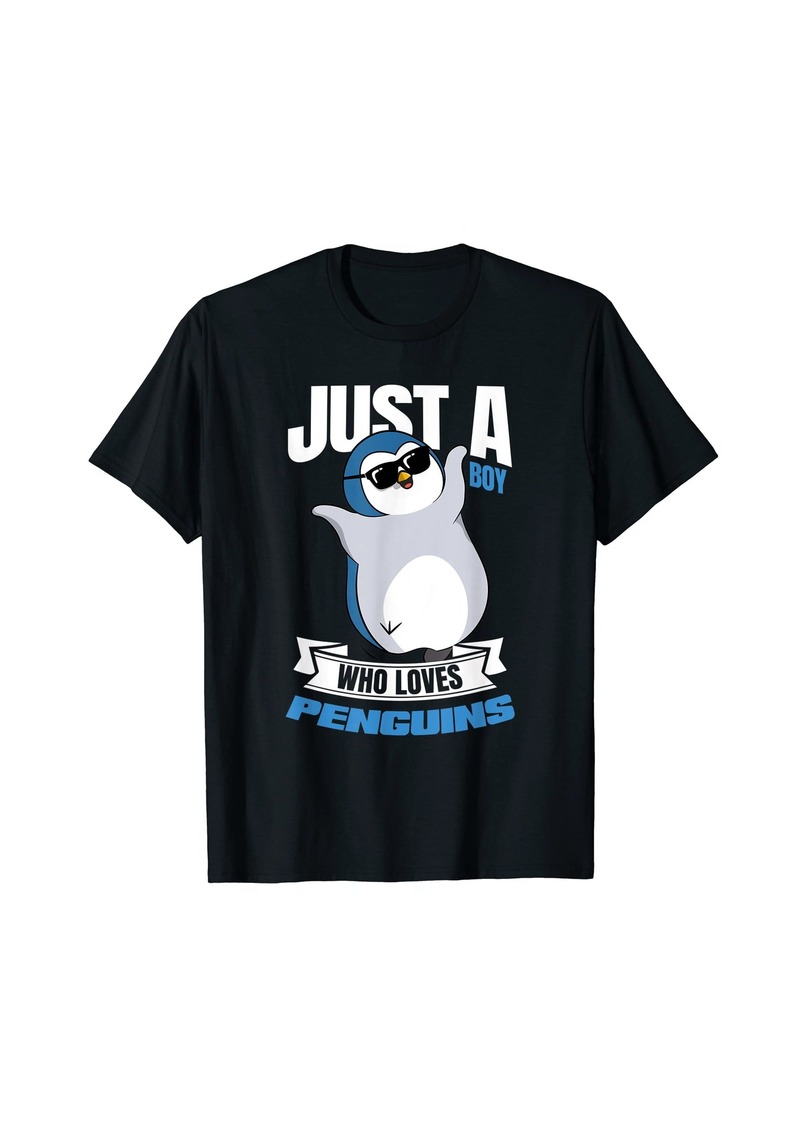 Just A Boy Who Loves Penguins Zookeeper Penguin Toddler T-Shirt