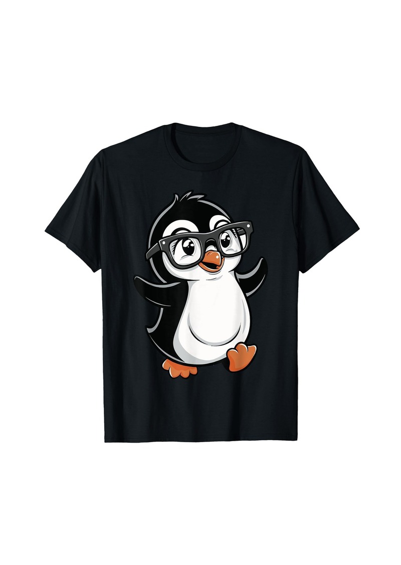 mini cute penguin logo T-Shirt