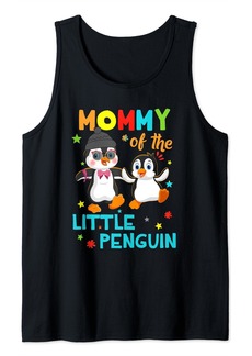 Mommy Of Little Penguin Birthday Family Shirts Matching Tank Top