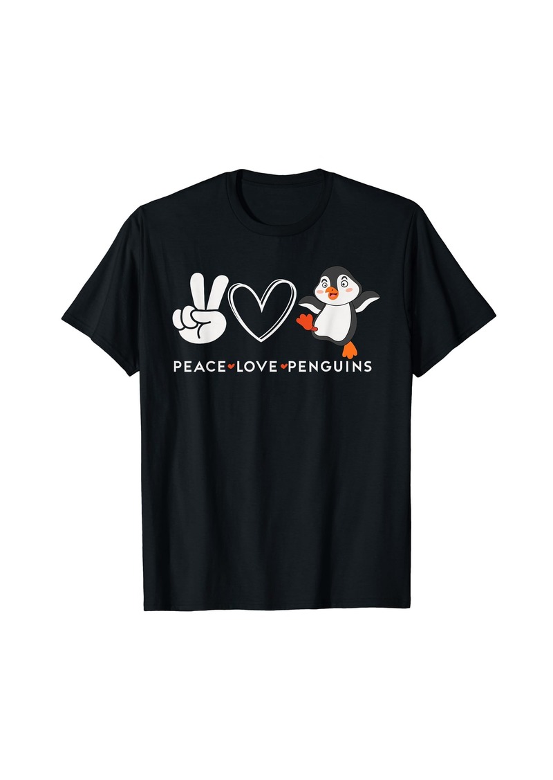 Peace Love Penguins T-Shirt
