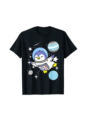 Penguin Astronaut Demiboy Pride T-Shirt