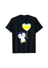 Penguin Balloon Transneutral Pride T-Shirt