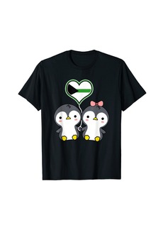 Penguin Couple Demiromantic Pride T-Shirt
