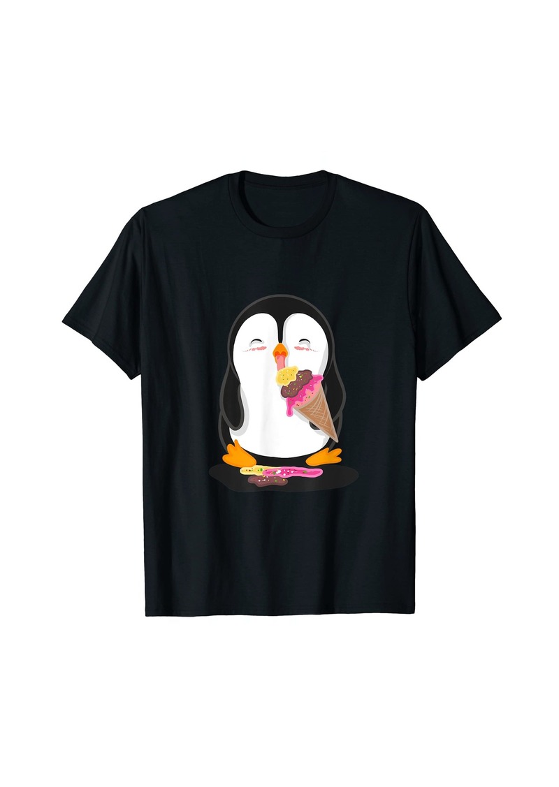 Penguin eating ice cream T-Shirt