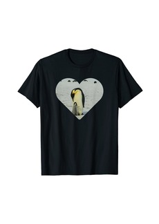 Penguin Heart Cute Penguin Mom Kid T-Shirt