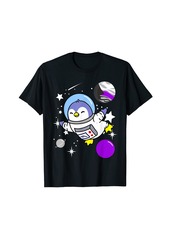 Penguin In Space Demisexual Pride T-Shirt