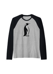 penguin logo Raglan Baseball Tee