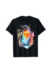 Penguin Lovers Pop Art Design Funny Penguin T-Shirt