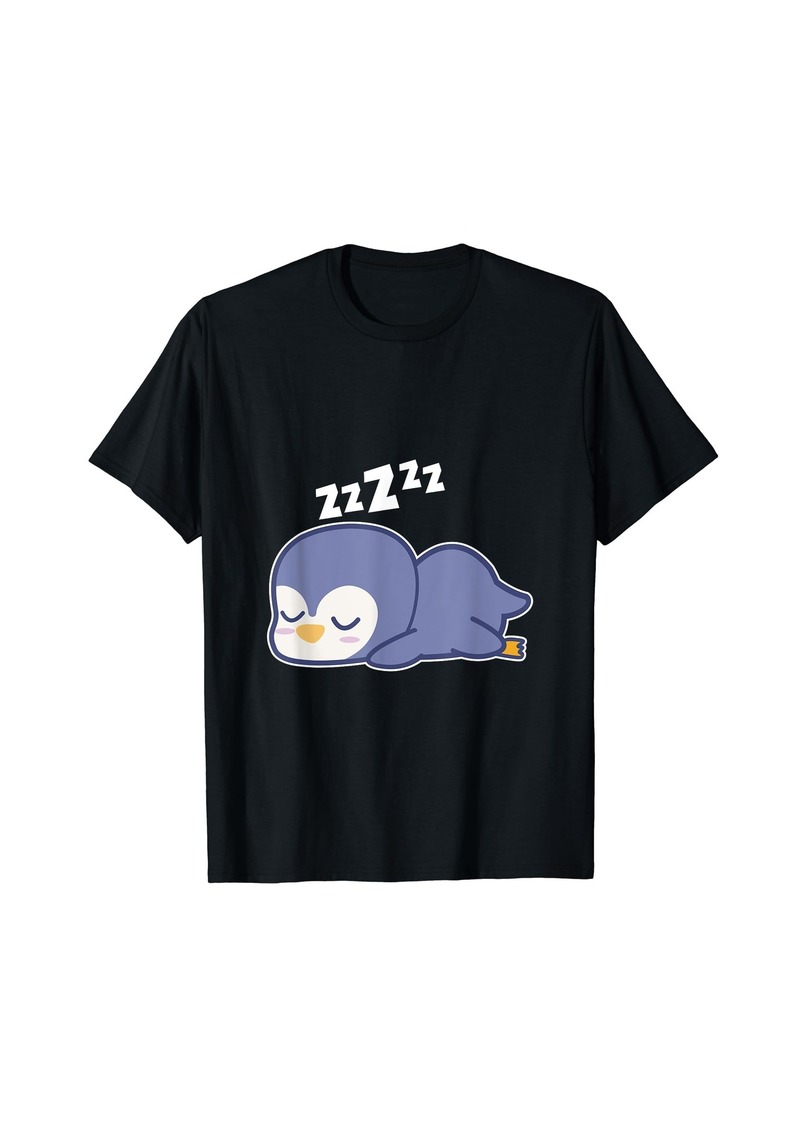 Penguin Pajama Tee Sleeping Animals Animal Shirt T-Shirt