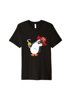 Penguin Pirate Zookeeper Boy Girl Zoo Animal Penguin Premium T-Shirt