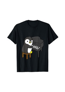 Penguin Playing Piano T-Shirt