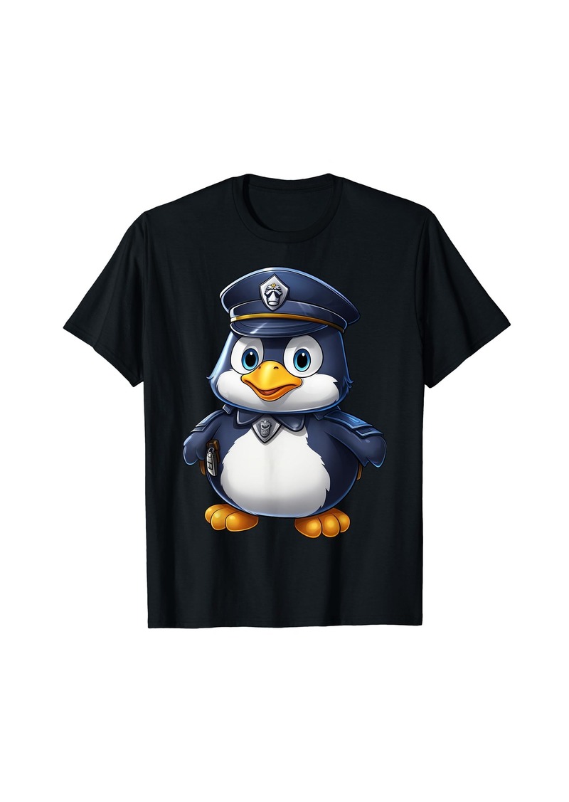 Penguin Policeman T-Shirt
