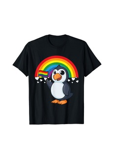 Penguin Rainbow Flag Sunglasses LGBT Pride T-shirt Gifts
