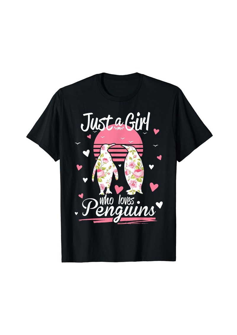 Penguin Shirt. Just A Girl Who Loves Penguins T-Shirt