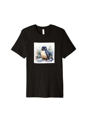 Penguin Watercolor Graphic Premium T-Shirt