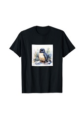 Penguin Watercolor Graphic T-Shirt