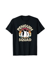 Retro Vintage Penguin Squad Funny Matching Penguin Lover T-Shirt