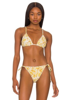 Peony Swimwear String Bikini Top