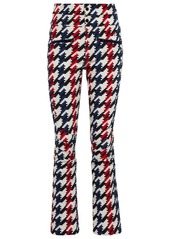 Perfect Moment Aurora high-rise houndstooth softshell ski pants