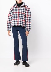 Perfect Moment gingham-check puffer jacket
