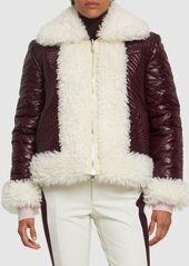 Perfect Moment Luna Reversible Shearling Jacket