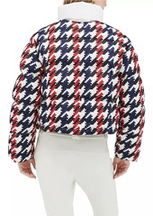 Perfect Moment Nevada Duvet Houndstooth Down Puffer Jacket