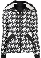 Perfect Moment padded chevron jacket with houndstooth print