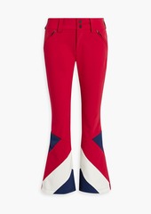 Perfect Moment - Bootcut striped ski pants - Red - L