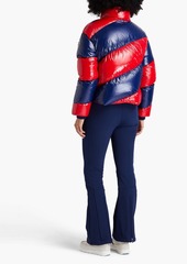 Perfect Moment - Quilted two-tone ski jacket - Red - XS