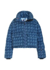 Perfect Moment - x DL1961 Nevada Down Houndstooth Denim Ski Jacket - Blue - S - Moda Operandi