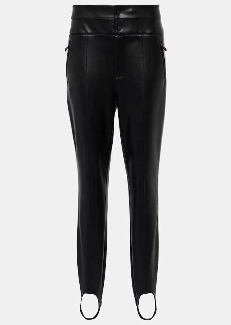 Perfect Moment Aurora high-rise faux leather ski pants