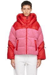 Perfect Moment Pink & Red Zao Down Jacket