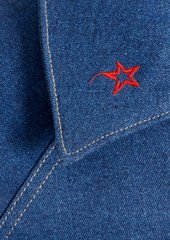 Perfect Moment - Corentine embroidered denim ski jacket - Blue - XS