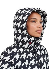 Perfect Moment Polar Houndstooth Down Puffer Jacket