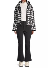 Perfect Moment Polar Houndstooth Down Puffer Jacket