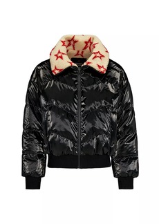 Perfect Moment Reversible Sherpa Down Puffer Jacket