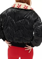 Perfect Moment Reversible Sherpa Down Puffer Jacket