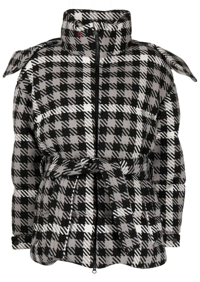 Perfect Moment Star Gingham puffer jacket