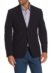 Perry Ellis Black Solid Two Button Notch Lapel Performance Tech Very Slim Fit Suit Separates Jacket