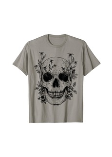 Perry Ellis Flowers Skull Meetings For Men Women T-Shirt