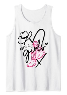 Perry Ellis I'm Girls - Lets GO Girls Retro Funny For Women Tank Top