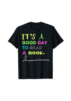 Perry Ellis It’s a Good Day to Read a Book.Women T-Shirt