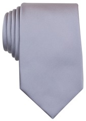 Men's Perry Ellis Satin Solid Tie - Silver