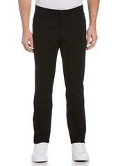 Perry Ellis Men's Slim Fit Stretch Knit 5-Pocket Pant - Black