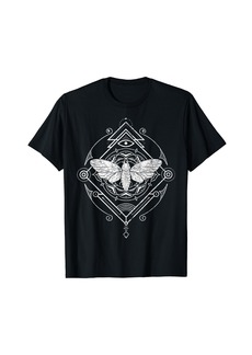 Perry Ellis Moths crafts Wicca Pagan Darks Magic Insects Occult T-Shirt