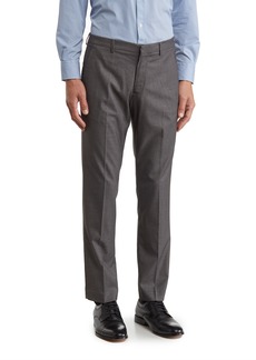 Perry Ellis Flat Front Trousers in Alloy at Nordstrom Rack
