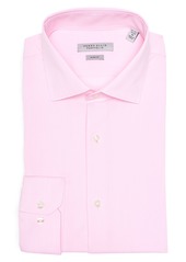 Perry Ellis Melange Slim Fit Solid Shirt in Pink at Nordstrom Rack