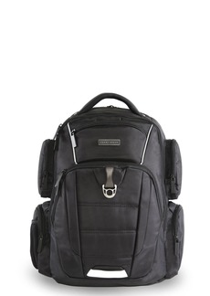 Perry Ellis Men's 9-Pocket Business Professional Laptop Backpack-P350