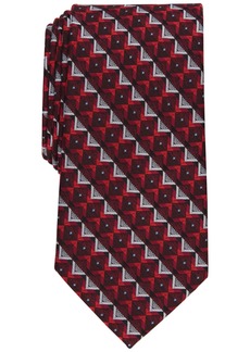 Perry Ellis Men's Chandler Geometric-Print Tie - Red